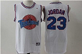 Tune Squad 23 Michael Jordan White Stitched Movie Jersey,baseball caps,new era cap wholesale,wholesale hats